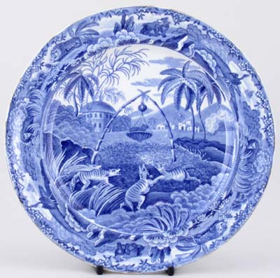 Plate Common Wolf Trap c1820